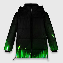 Женская зимняя куртка Зеленый огонь