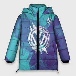 Куртка зимняя женская VOLKSWAGEN, цвет: 3D-светло-серый