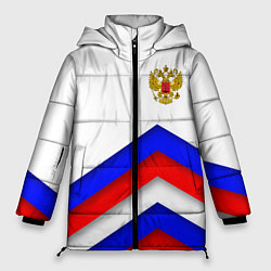 Куртка зимняя женская РОССИЯ ФОРМА АБСТРАКТНЫЙ, цвет: 3D-светло-серый