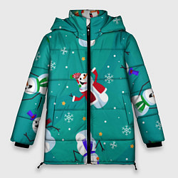 Женская зимняя куртка РазНые Снеговики