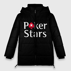 Куртка зимняя женская Poker Stars, цвет: 3D-красный