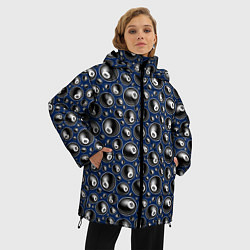 Куртка зимняя женская Бильярд 8, цвет: 3D-черный — фото 2