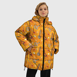 Куртка зимняя женская Снаряжение Альпиниста, цвет: 3D-черный — фото 2