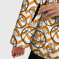 Куртка зимняя женская Баскетбол, цвет: 3D-черный — фото 2
