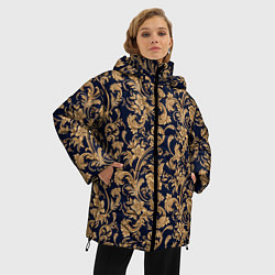 Куртка зимняя женская Versace классические узоры, цвет: 3D-красный — фото 2