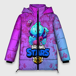 Куртка зимняя женская BRAWL STARS SQUEAK: СКВИК, цвет: 3D-черный