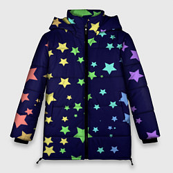 Женская зимняя куртка Звезды