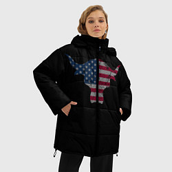 Куртка зимняя женская The Bull, цвет: 3D-черный — фото 2
