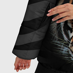 Куртка зимняя женская Я тигрица, цвет: 3D-светло-серый — фото 2