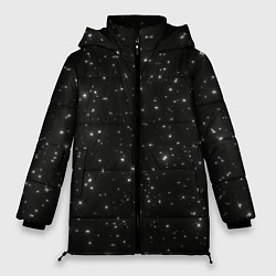 Куртка зимняя женская Звезды, цвет: 3D-черный
