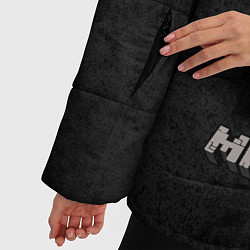 Куртка зимняя женская MINECRAFT TEXTURE IRON, цвет: 3D-светло-серый — фото 2