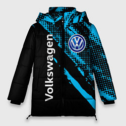 Куртка зимняя женская Volkswagen Фольксваген, цвет: 3D-черный