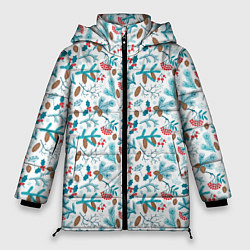 Куртка зимняя женская Морозная Зимняя Свежесть, цвет: 3D-черный