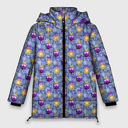 Женская зимняя куртка Новогодние Ёлочные Украшения
