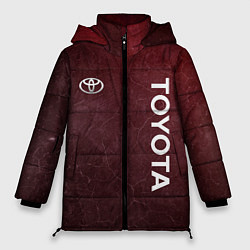 Женская зимняя куртка TOYOTA RED GRUNGE