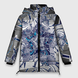 Женская зимняя куртка Абстракция 499