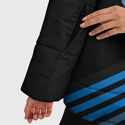 Куртка зимняя женская BMW STRIPE, цвет: 3D-черный — фото 2