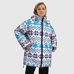 Куртка зимняя женская Сибирская зима 2022, цвет: 3D-черный — фото 2