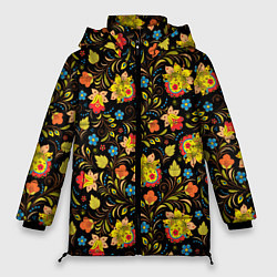 Куртка зимняя женская Хохломa, цвет: 3D-красный