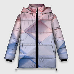 Женская зимняя куртка Треугольники для тебя