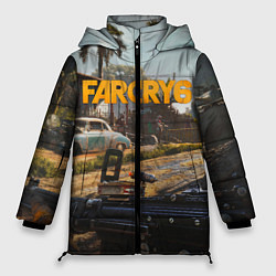 Куртка зимняя женская Far Cry 6 game art, цвет: 3D-черный