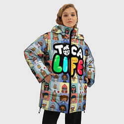 Куртка зимняя женская Toca Life, цвет: 3D-светло-серый — фото 2