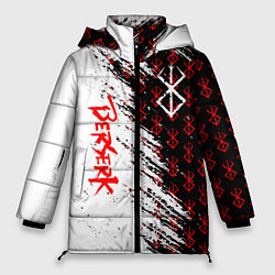 Куртка зимняя женская Berserk Anime, цвет: 3D-светло-серый