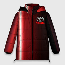 Женская зимняя куртка Toyota В полоску