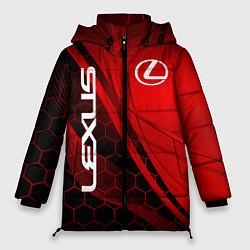Куртка зимняя женская LEXUS RED GEOMETRY ЛЕКСУС, цвет: 3D-красный