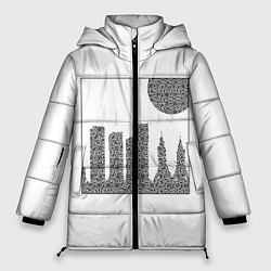 Женская зимняя куртка QR Town без фона