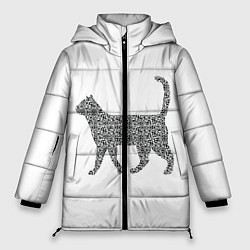 Женская зимняя куртка QR - кот