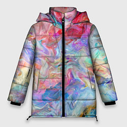 Куртка зимняя женская Радужное небо, цвет: 3D-черный