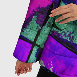 Куртка зимняя женская Фиолетово!, цвет: 3D-светло-серый — фото 2