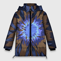 Куртка зимняя женская Василек Абстракция, цвет: 3D-черный
