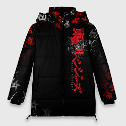 Женская зимняя куртка TOKYO REVENGERS RED STYLE TEAM