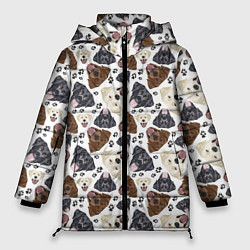 Куртка зимняя женская Лабрадор Labrador Retriever, цвет: 3D-светло-серый