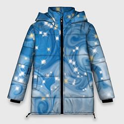 Женская зимняя куртка Голубая метелица