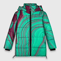 Куртка зимняя женская Зеленый прилив, цвет: 3D-светло-серый