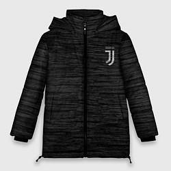 Куртка зимняя женская Juventus Asphalt theme, цвет: 3D-черный
