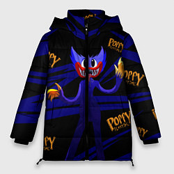 Куртка зимняя женская Poppy Playtime Геометрия, цвет: 3D-светло-серый
