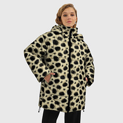 Куртка зимняя женская Шкура Леопарда Leopard, цвет: 3D-светло-серый — фото 2