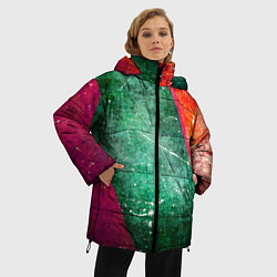 Куртка зимняя женская ТРИ УДОВОЛЬСТВИЯ, цвет: 3D-черный — фото 2