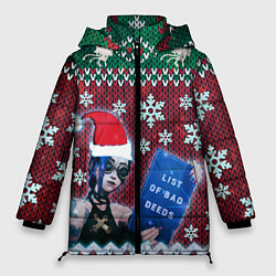 Куртка зимняя женская Список плохих дел Arcane, цвет: 3D-светло-серый