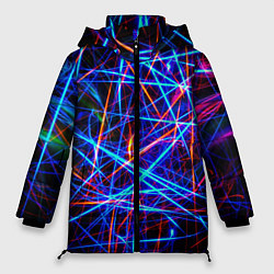 Женская зимняя куртка NEON LINES Glowing Lines Effect