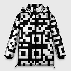 Женская зимняя куртка Qr codeкуаркод