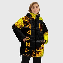 Куртка зимняя женская The Witcher Neon, цвет: 3D-черный — фото 2