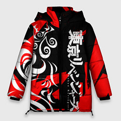 Женская зимняя куртка TOKYO REVENGERS ТОСВА RED VER