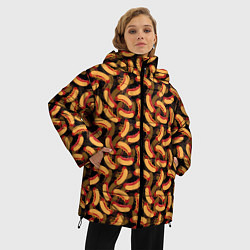 Куртка зимняя женская Хот-Доги Hot Dogs, цвет: 3D-светло-серый — фото 2