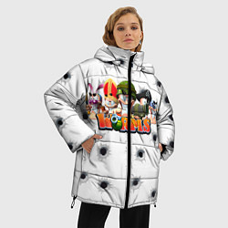 Куртка зимняя женская Wormsчервяки, цвет: 3D-светло-серый — фото 2