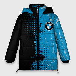 Куртка зимняя женская BMW - КРАСКИ, цвет: 3D-черный